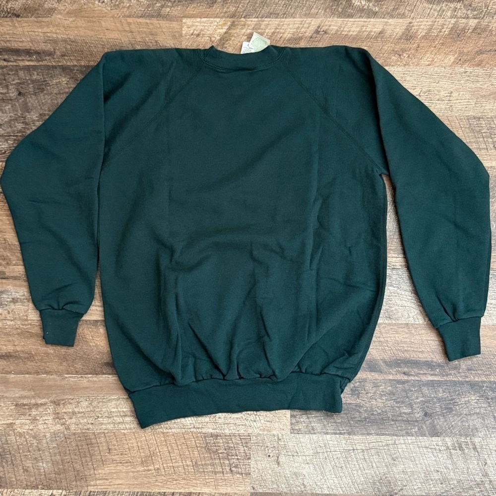 Vintage Northern Reflections Forest Green Wildlife Sweatshirt Small - Picture 9 of 9